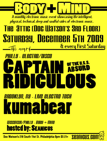 Body+Mind (December flyer)